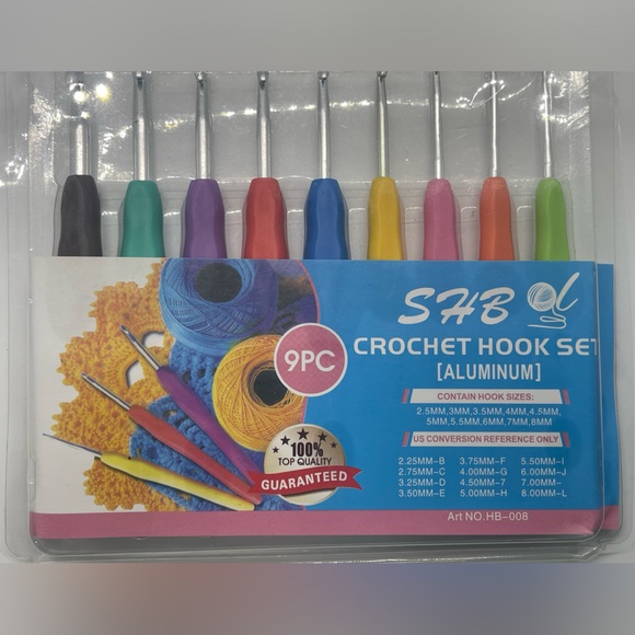 9PC SHB Crochet Hook Set - Picture 2 of 5